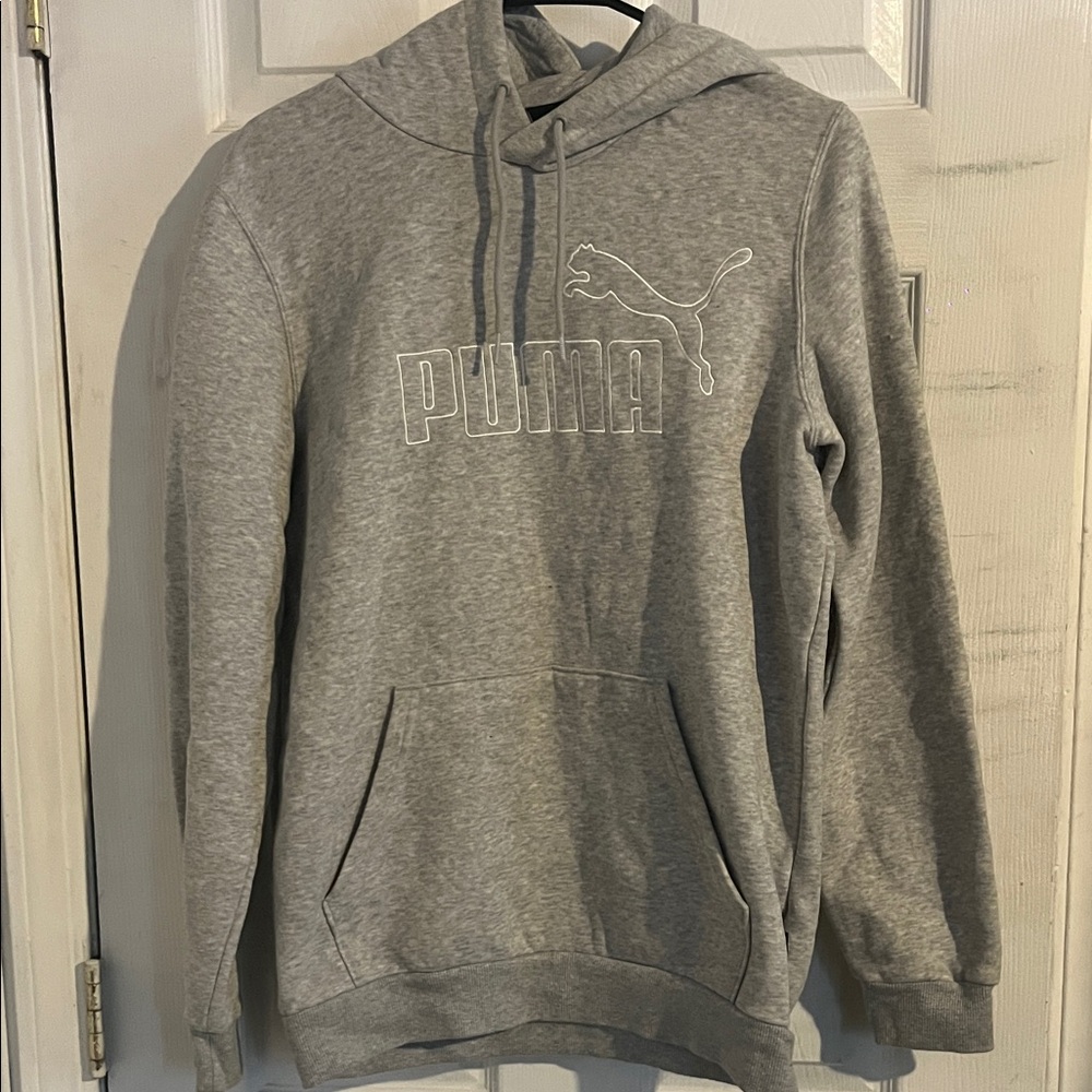 Puma Men's Heather Gray Hoodie